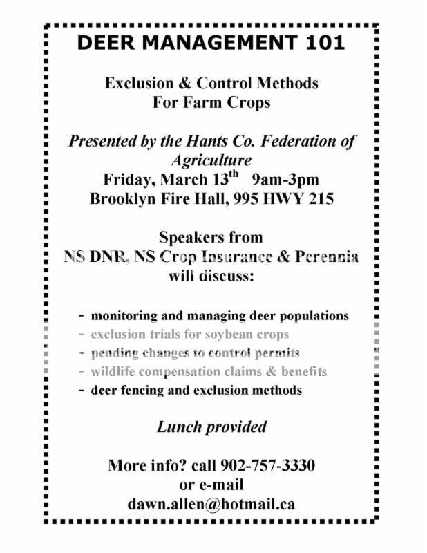 Deer Management 101 Nova Scotia Hunting Forum